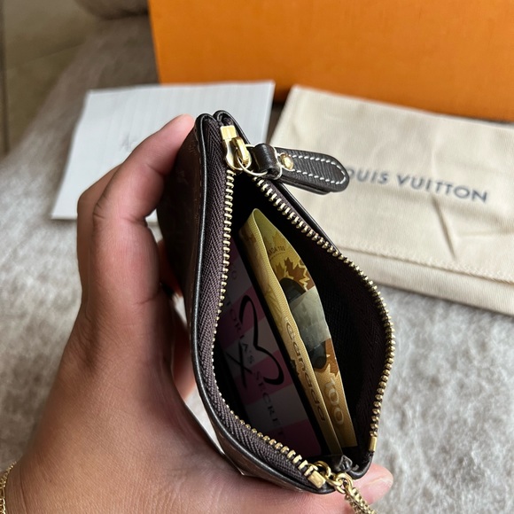 Louis Vuitton Mini Lin Key Pouch/ Cles - Picture 8 of 9